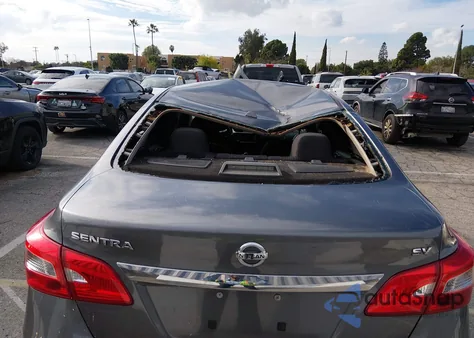 2019 Nissan Sentra Sv z USA, uszkodzony, nr VIN 3N1AB7AP6KL606902